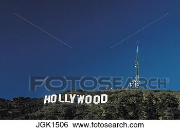 Stock Photo - the famous hollywood 
sign on the hollywood 
hills above the 
los. fotosearch 
- search stock 
photos, pictures, 
images, and photo 
clipart
