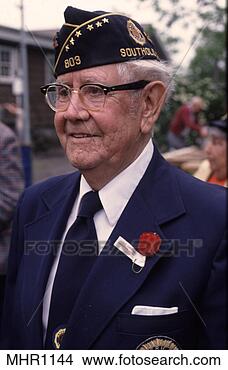 Stock Photo - portrait of a 
world war ii veteran 
at a memorial 
day parade in. 
fotosearch - search 
stock photos, 
pictures, images, 
and photo clipart