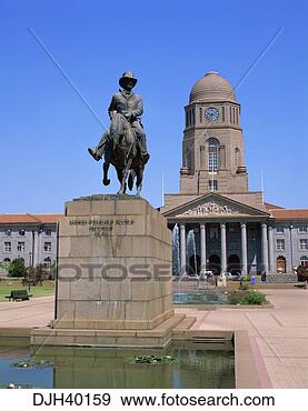 Stock Photograph - south africa,  pretoria, city  hall. fotosearch  - search stock  photos, pictures,  images, and photo  clipart