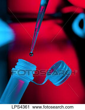 Stock Photography - pipette tip dropping 
fluid into a test 
tube. fotosearch 
- search stock 
photos, pictures, 
images, and photo 
clipart