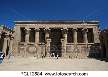 Stock Photo - edfu temple, temple 
of horus. fotosearch 
- search stock 
photos, pictures, 
images, and photo 
clipart