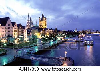 Stock Photography - germany,  cologne, 
 koln,  nordrhein-westfalen, 
 rhine river. 
fotosearch - search 
stock photos, 
pictures, images, 
and photo clipart