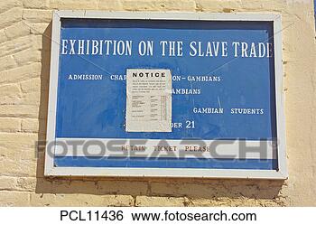 Stock Photo - juffureh, exhibition 
on slave trade. 
fotosearch - search 
stock photos, 
pictures, images, 
and photo clipart