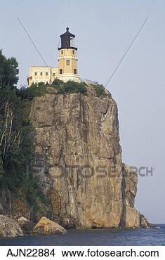 Stock Photo - lighthouse,  lake 
superior,  north 
shore drive,  
two harbors,  
mn. fotosearch 
- search stock 
photos, pictures, 
images, and photo 
clipart