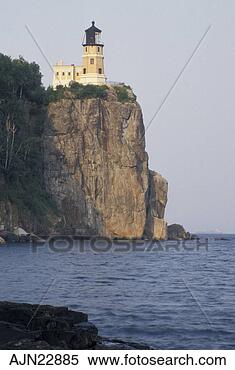 Stock Image - lighthouse,  lake 
superior,  north 
shore drive,  
two harbors,  
mn. fotosearch 
- search stock 
photos, pictures, 
images, and photo 
clipart