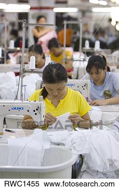 Stock Image - shenzhen,  guangdong 
province,  china 
- women workers 
in a garment. 
fotosearch - search 
stock photos, 
pictures, images, 
and photo clipart