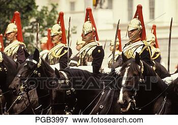 Picture - england london 
 mounted guardsmen 
of the household 
cavalry during 
the. fotosearch 
- search stock 
photos, pictures, 
images, and photo 
clipart