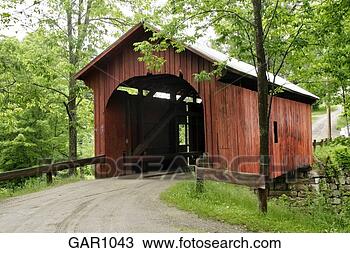 Stock Photo - slaughter house 
covered bridge 
in northfield, 
 vt in washington. 
fotosearch - search 
stock photos, 
pictures, images, 
and photo clipart