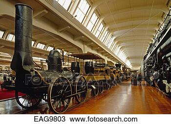 Stock Photo - old railroad steam 
engine and train 
in the henry ford 
museum -. fotosearch 
- search stock 
photos, pictures, 
images, and photo 
clipart