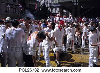 Stock Photo - pamplona fiesta 
of san fermin. 
fotosearch - search 
stock photos, 
pictures, images, 
and photo clipart