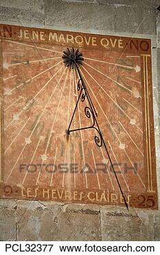 Picture - ancient sundial, 
chateau st marie, 
lausanne. fotosearch 
- search stock 
photos, pictures, 
images, and photo 
clipart