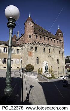 Stock Photo - chateau st marie 
in lausanne old 
town. fotosearch 
- search stock 
photos, pictures, 
images, and photo 
clipart