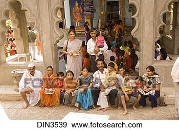 Stock Photograph - families and friends 
group posing for 
photograph at 
ozer ganesh. fotosearch 
- search stock 
photos, pictures, 
images, and photo 
clipart