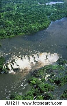 Stock Photography - brazil,  aerial 
view of santo 
antonio waterfall 
in rainforest 
on jari. fotosearch 
- search stock 
photos, pictures, 
images, and photo 
clipart
