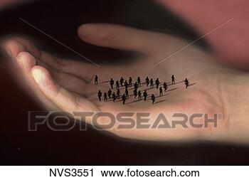 Stock Photography - computer generated 
image of people 
being held in 
the palm of a 
hand. fotosearch 
- search stock 
photos, pictures, 
images, and photo 
clipart
