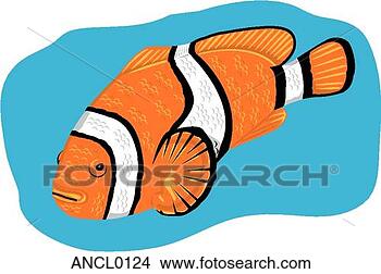 Clipart - palhaço,  peixe. 
fotosearch - busca 
de ilustrações 
clipeart e desenhos