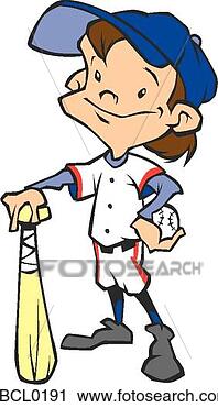 Clipart - baseball child. 
fotosearch - search 
clipart, illustration, 
drawings and vector 
eps graphics images