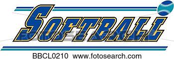 Clipart - softball. fotosearch 
- busca de ilustrações 
clipeart e desenhos