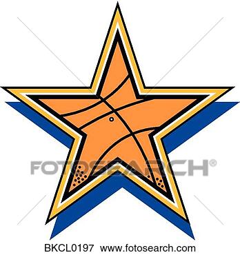 Clip Art - basquetebol,  
estrela. fotosearch 
- busca de ilustrações 
clipeart e desenhos