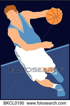 Clipart - basquetebol,  
jogador. fotosearch 
- busca de ilustrações 
clipeart e desenhos