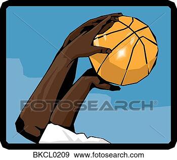 Clip Art - basquetebol,  
roubar. fotosearch 
- busca de ilustrações 
clipeart e desenhos