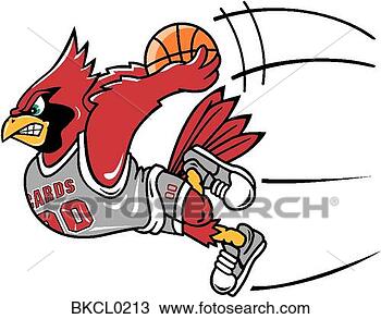Clipart - cardeal,  dunk. 
fotosearch - busca 
de ilustrações 
clipeart e desenhos