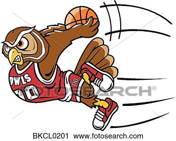 Clipart - coruja,  dunk. 
fotosearch - busca 
de ilustrações 
clipeart e desenhos