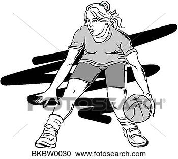 Clipart - female basketball 
player. fotosearch 
- search clipart, 
illustration, 
drawings and vector 
eps graphics images