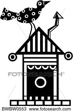 Clipart - bird house. fotosearch 
- search clipart, 
illustration, 
drawings and vector 
eps graphics images