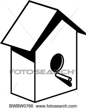 Clip Art - bird house. fotosearch 
- search clipart, 
illustration, 
drawings and vector 
eps graphics images