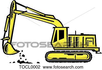 Clipart - backhoe. fotosearch 
- search clipart, 
illustration, 
drawings and vector 
eps graphics images