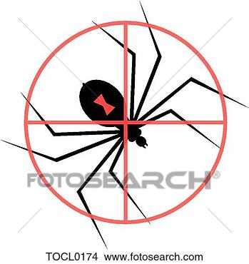 Clipart - inseto,  exterminador. 
fotosearch - busca 
de ilustrações 
clipeart e desenhos
