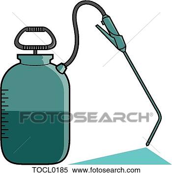 Clipart - inseto,  exterminador. 
fotosearch - busca 
de ilustrações 
clipeart e desenhos