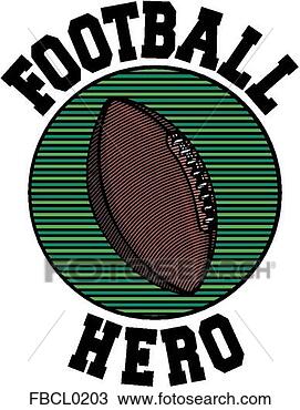 Clipart - football hero. 
fotosearch - search 
clipart, illustration, 
drawings and vector 
eps graphics images