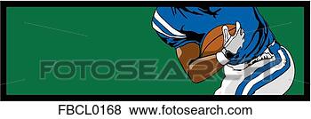 Clip Art - running back. 
fotosearch - search 
clipart, illustration, 
drawings and vector 
eps graphics images