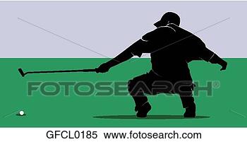 Clipart - golf aim. fotosearch 
- search clipart, 
illustration, 
drawings and vector 
eps graphics images