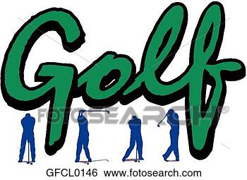 Clip Art - golf silhouette. 
fotosearch - search 
clipart, illustration, 
drawings and vector 
eps graphics images