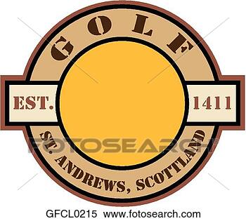 Clipart - golf template. 
fotosearch - search 
clipart, illustration, 
drawings and vector 
eps graphics images