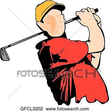 Clipart - golfe,  balanço. 
fotosearch - busca 
de ilustrações 
clipeart e desenhos