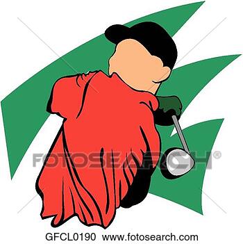 Clipart - golfer swinging. 
fotosearch - search 
clipart, illustration, 
drawings and vector 
eps graphics images