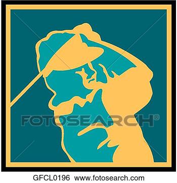 Clip Art - golfer. fotosearch 
- busca de ilustrações 
clipeart e desenhos