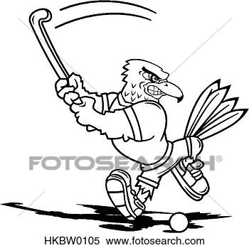 Clipart - bird hockey player. 
fotosearch - search 
clipart, illustration, 
drawings and vector 
eps graphics images