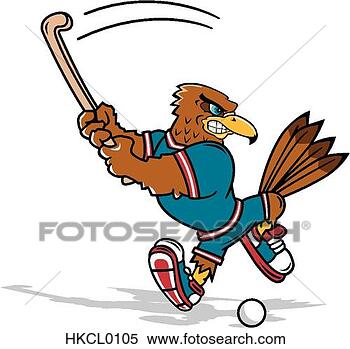 Clipart - bird hockey player. 
fotosearch - search 
clipart, illustration, 
drawings and vector 
eps graphics images