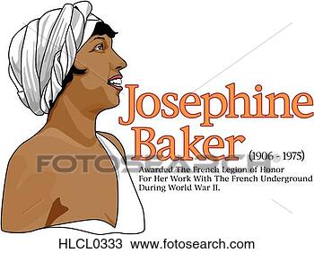 Clipart - josephine baker. 
fotosearch - search 
clipart, illustration, 
drawings and vector 
eps graphics images