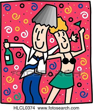 Clipart - new years office 
party. fotosearch 
- search clipart, 
illustration, 
drawings and vector 
eps graphics images