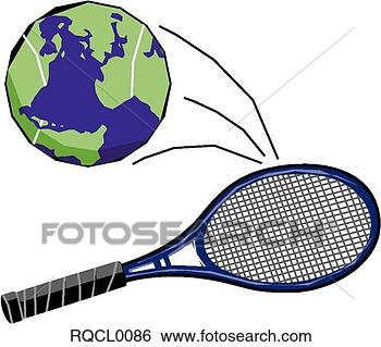 Clip Art - tênis,  globo. 
fotosearch - busca 
de ilustrações 
clipeart e desenhos