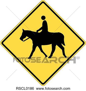 Clip Art - horse riders ahead. 
fotosearch - search 
clipart, illustration, 
drawings and vector 
eps graphics images