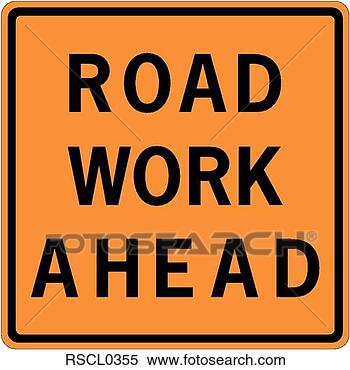 Clipart - road work ahead. 
fotosearch - search 
clipart, illustration, 
drawings and vector 
eps graphics images
