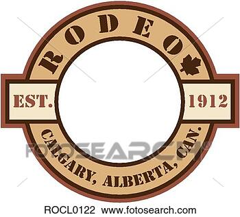 Clipart - rodeo,  canadá. 
fotosearch - busca 
de ilustrações 
clipeart e desenhos