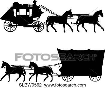 Clipart - stage coach cowboy 
horses. fotosearch 
- search clipart, 
illustration, 
drawings and vector 
eps graphics images